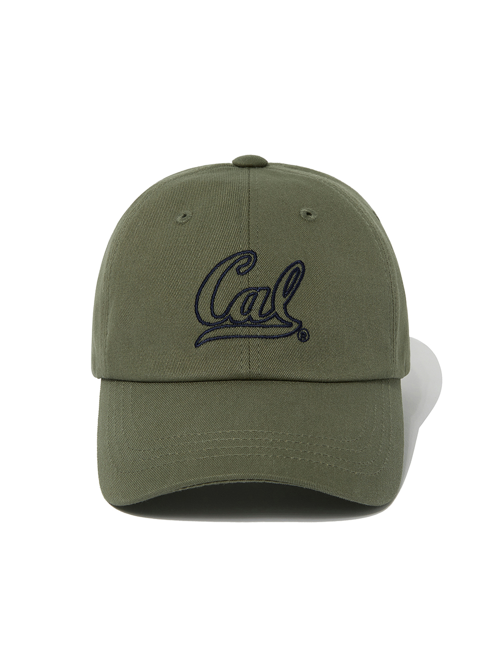 OUTLINE STITCH CAL LOGO CAP [KHAKI]