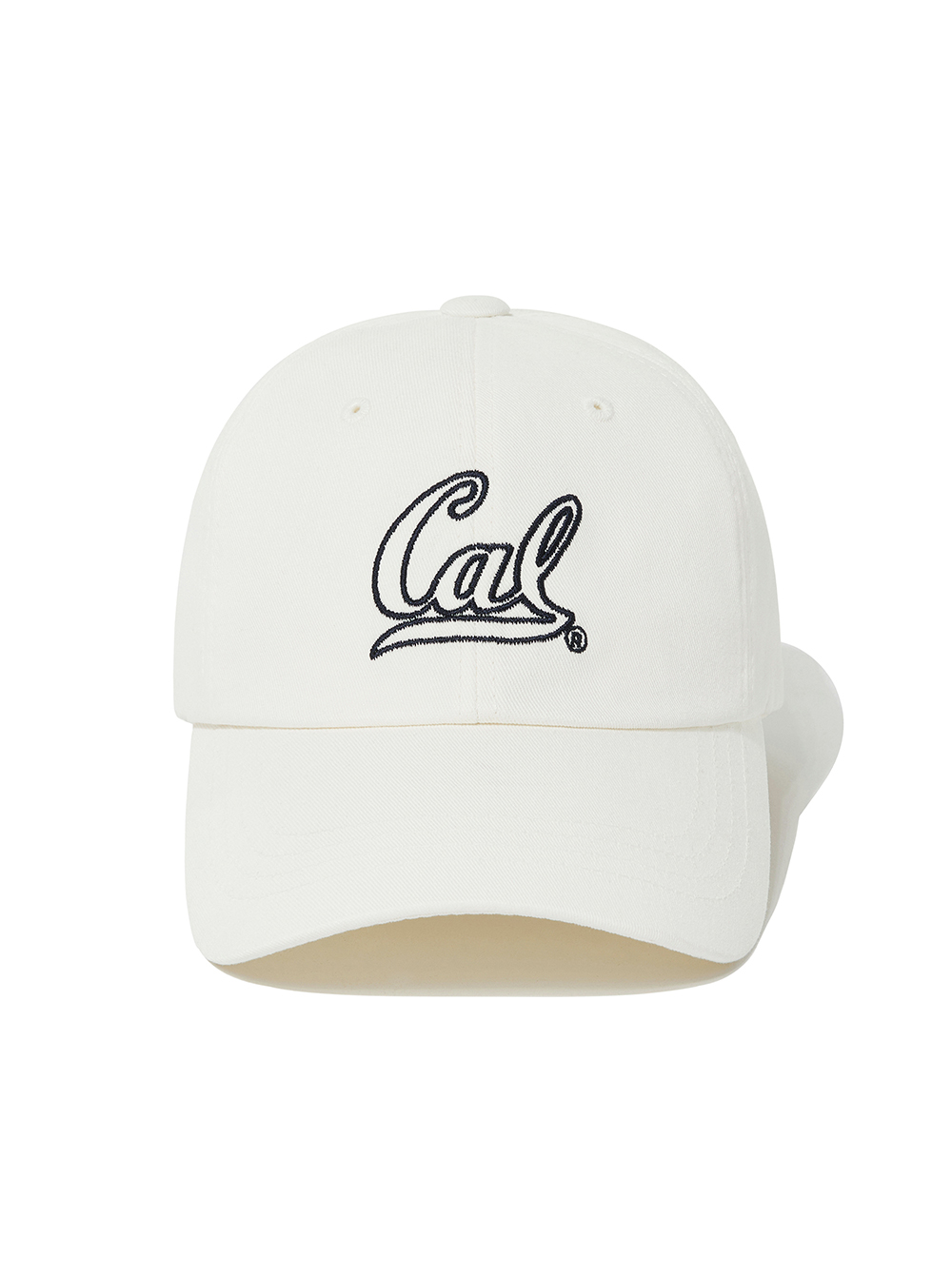OUTLINE STITCH CAL LOGO CAP [IVORY]